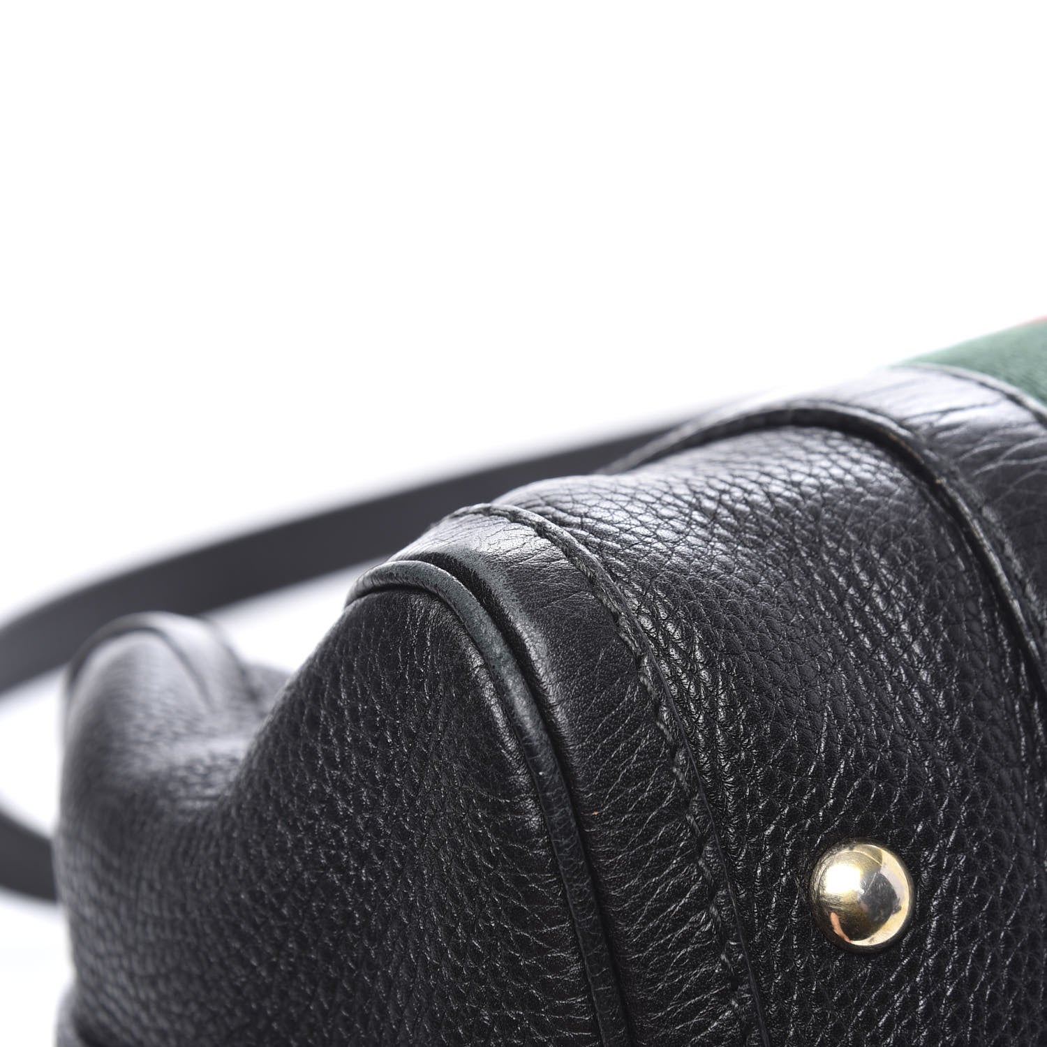 Gucci Calfskin Vintage Web Small Boston Black 15 of 21