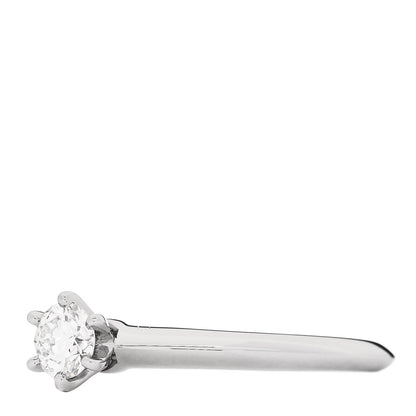 Tiffany Platinum Diamond .24ct Solitaire Engagement Ring 50 5.5 3 of 7