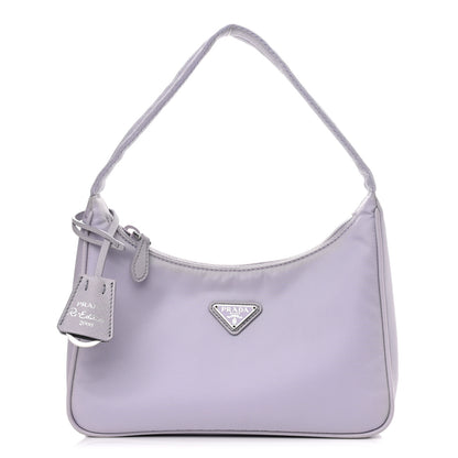 Prada Re-Nylon Saffiano Mini Re-Edition 2000 Bag Glicine 1 of 11