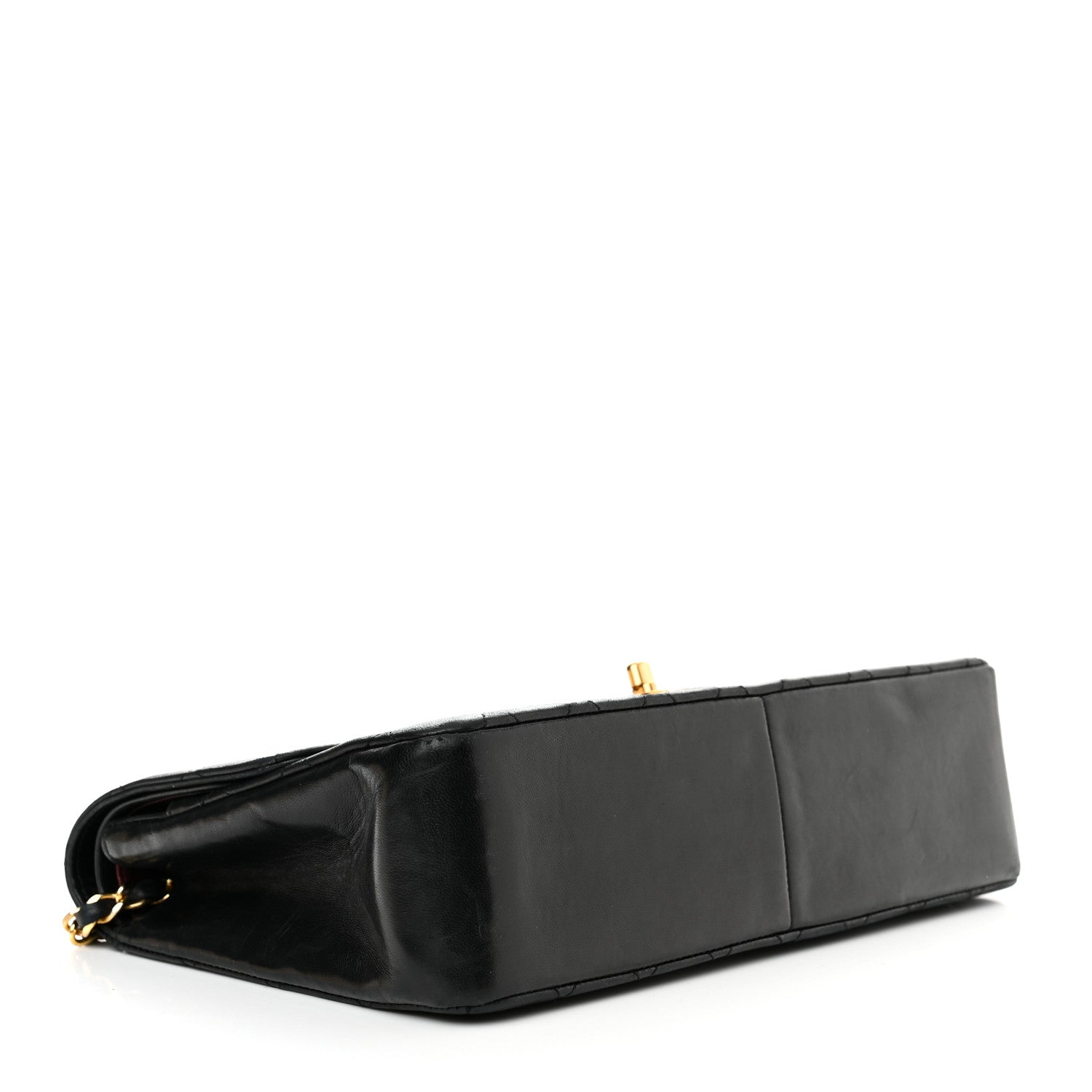 Chanel Lambskin Quilted Medium Double Flap Black 4 of 14