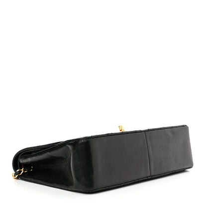 Chanel Lambskin Quilted Medium Double Flap Black 4 of 14