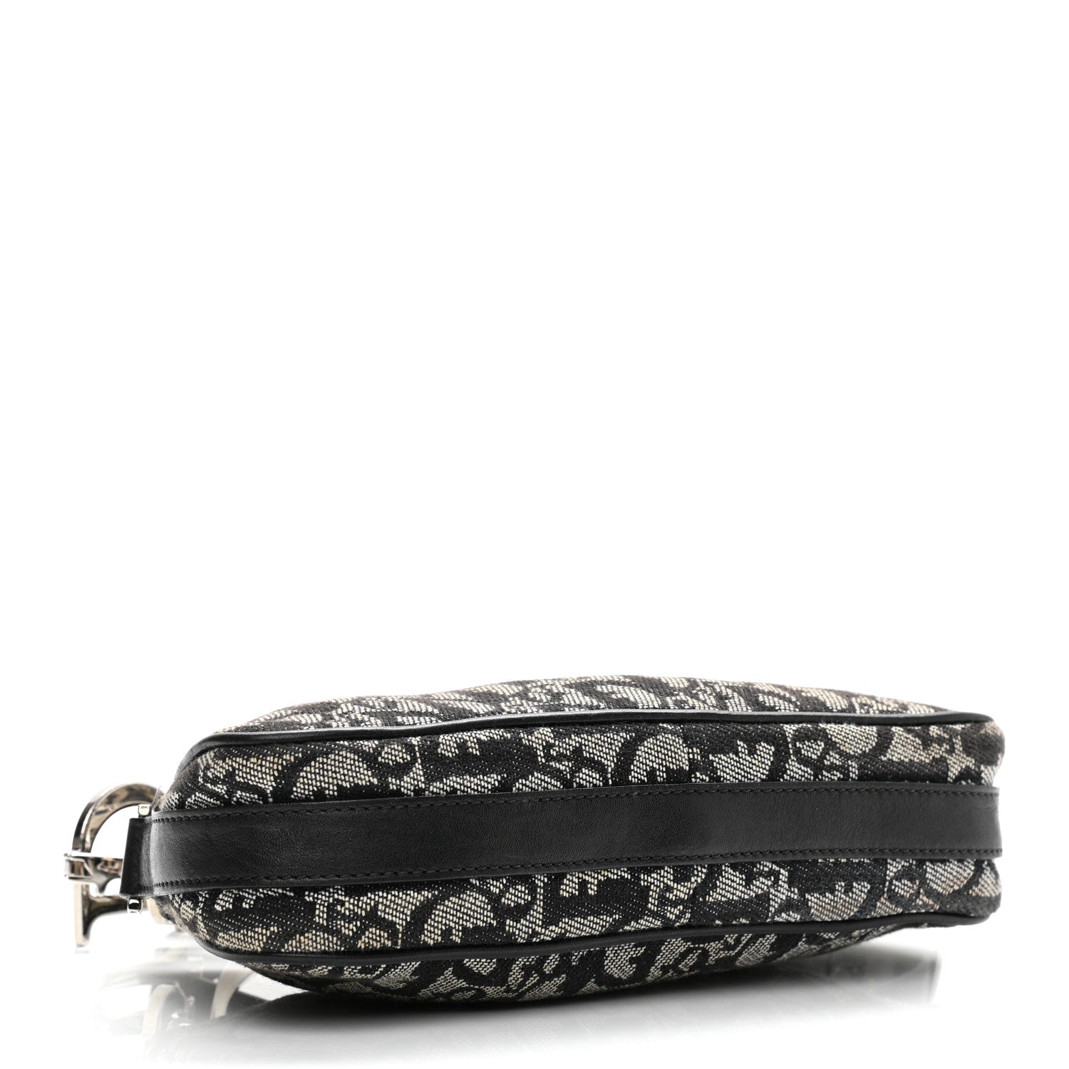 Christian Dior Monogram Shoulder Bag Pochette Black 3 of 14