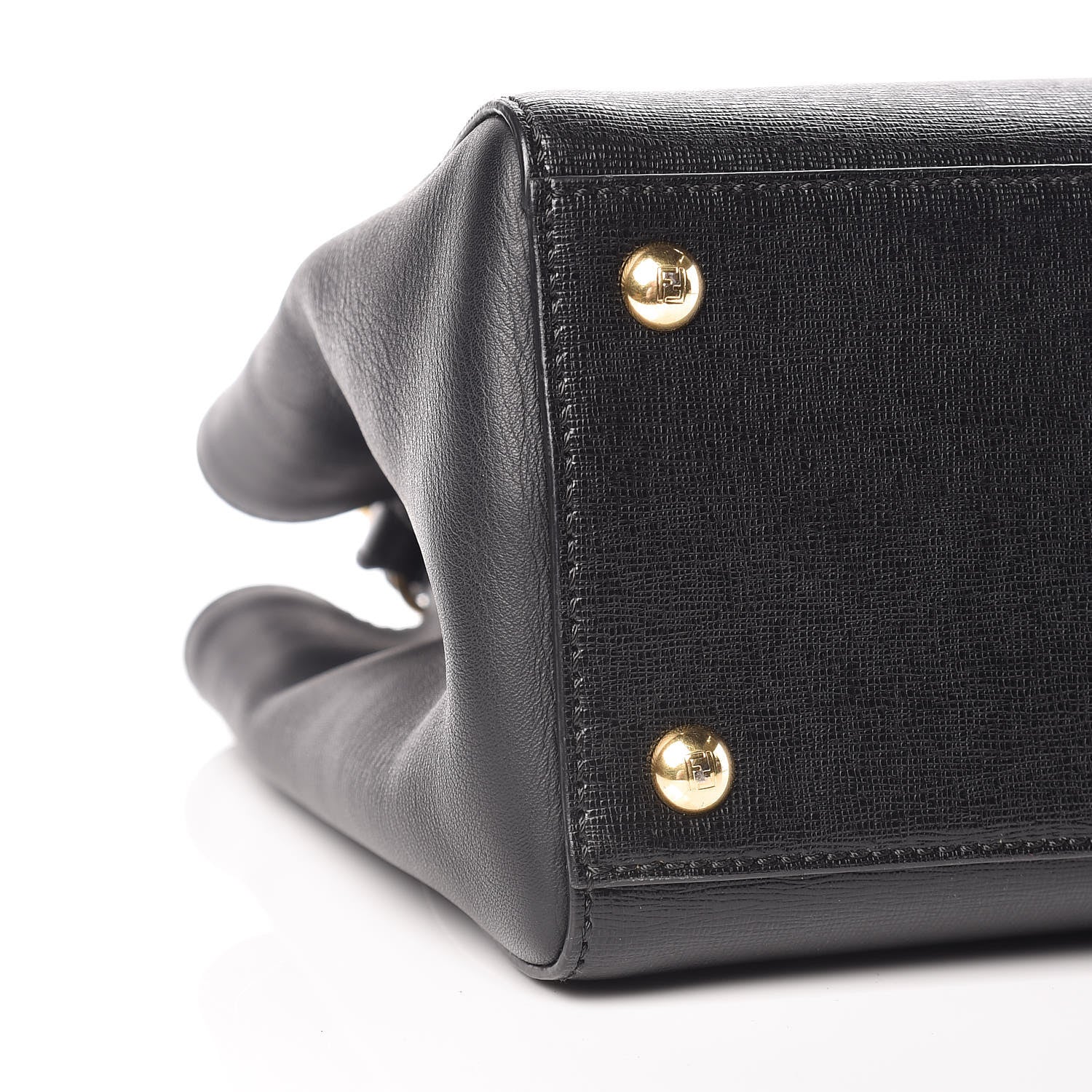 Fendi Vitello Elite Petite 2Jours Tote Black 8 of 9