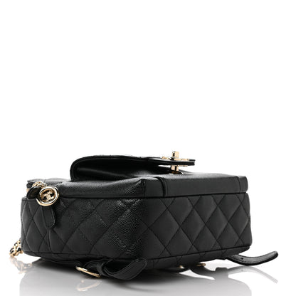Chanel Caviar Quilted Small CC Day Backpack Black 4 of 10