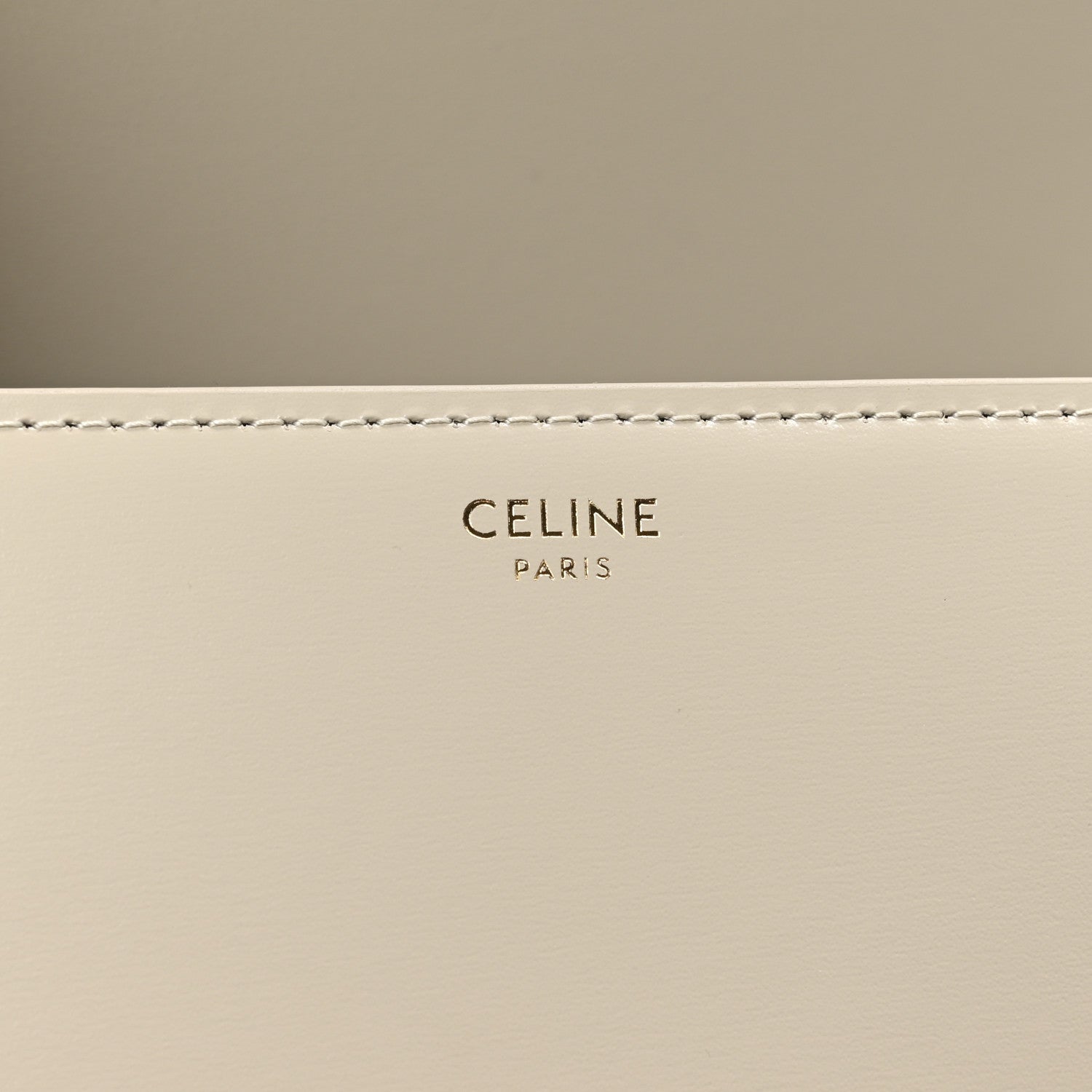 Celine Shiny Calfskin Medium Triomphe Nude 6 of 13