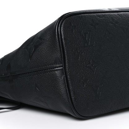 Louis Vuitton Empreinte Monogram Giant Neverfull MM Black 10 of 13