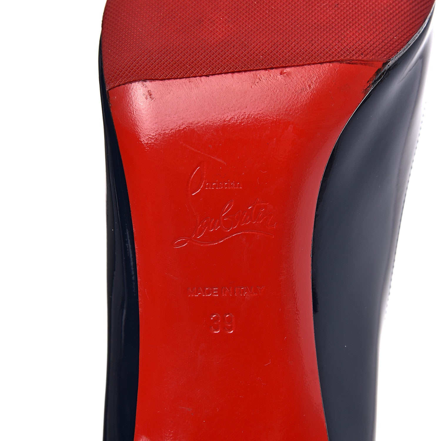 Christian Louboutin Patent Decollete 554 70 Pumps 39 Night 7 of 8