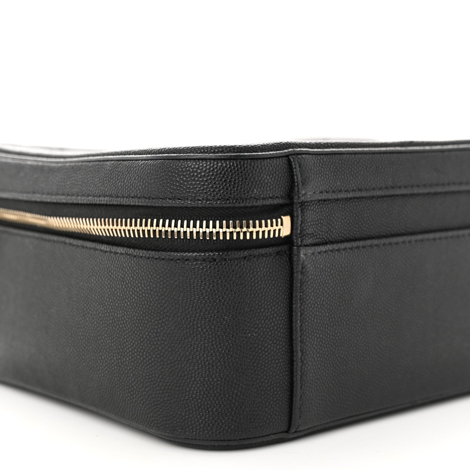 Chanel Caviar Quilted Large CC Filigree Vanity Case Black 10 of 12