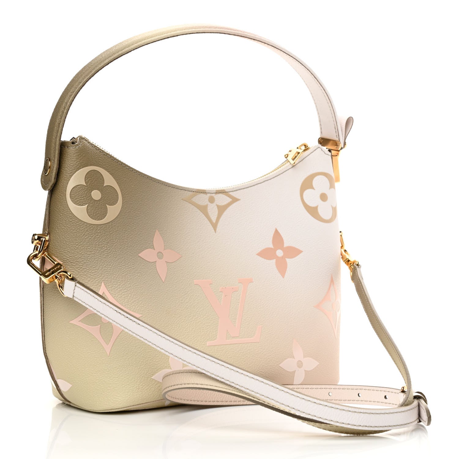 Louis Vuitton Monogram Giant Spring In The City Marshmallow Hobo Sunset Kaki 3 of 10
