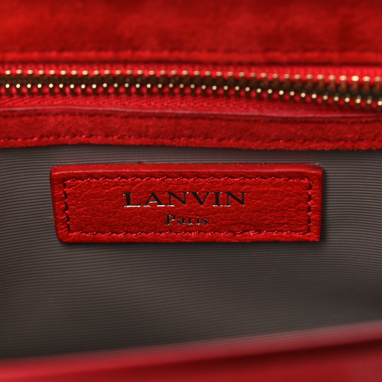 Lanvin Goatskin JL Carnet Crossbody Red 6 of 9