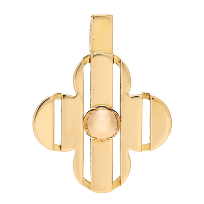 Louis Vuitton 18K Yellow Gold Fleur Pendant 1 of 5