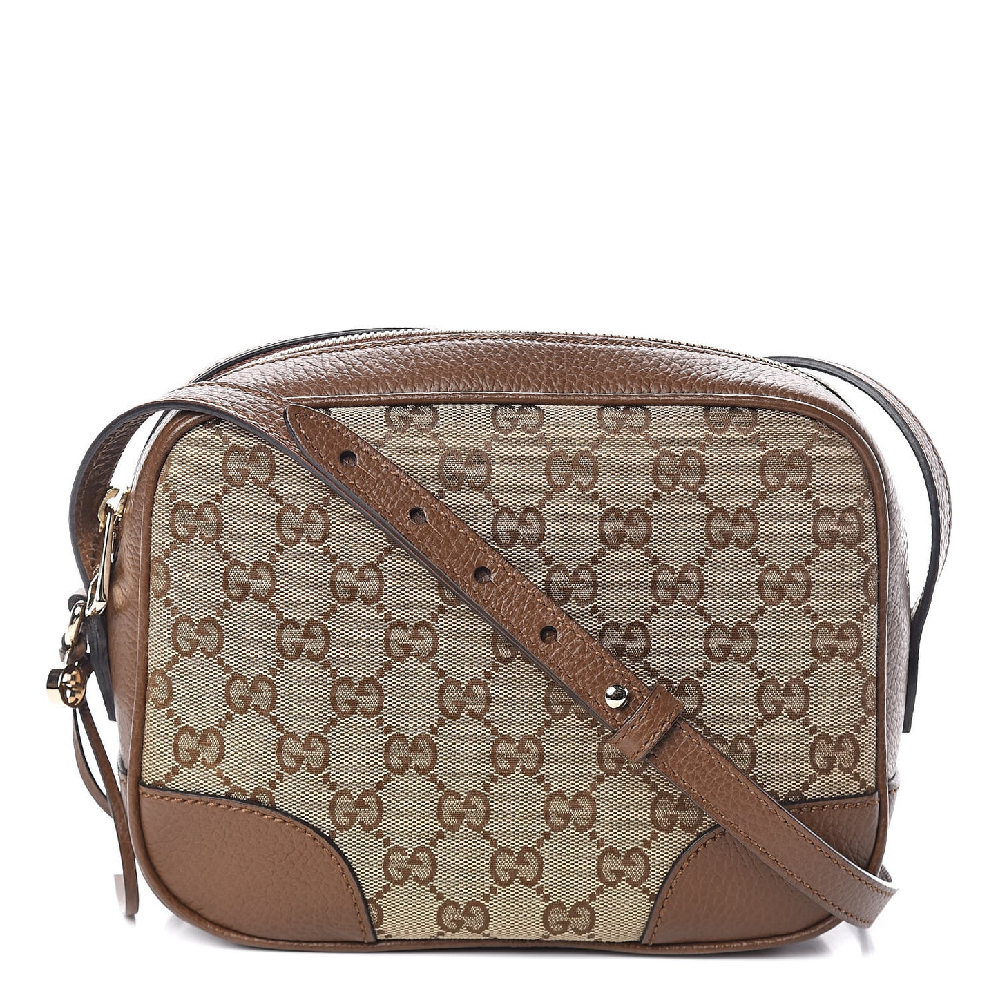 Monogram Mini Bree Messenger Bag Beige Tabacco
