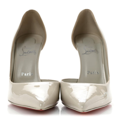 Christian Louboutin Patent Iriza 100 Pumps 40 Craie 3 of 9