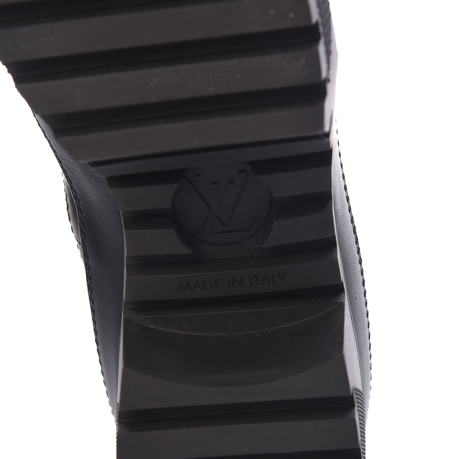 Louis Vuitton Calfskin Technical Nylon Laureate Platform Desert Boot 37.5 Black White 8 of 9