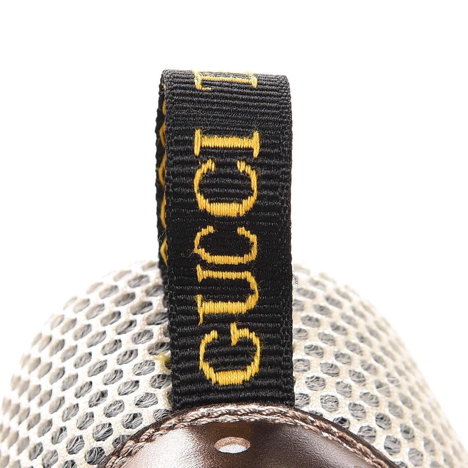 Gucci X SEGA Metallic Calfskin Mesh Womens Flashtrek Sneakers 40 Rame Mystic White Lago 8 of 9