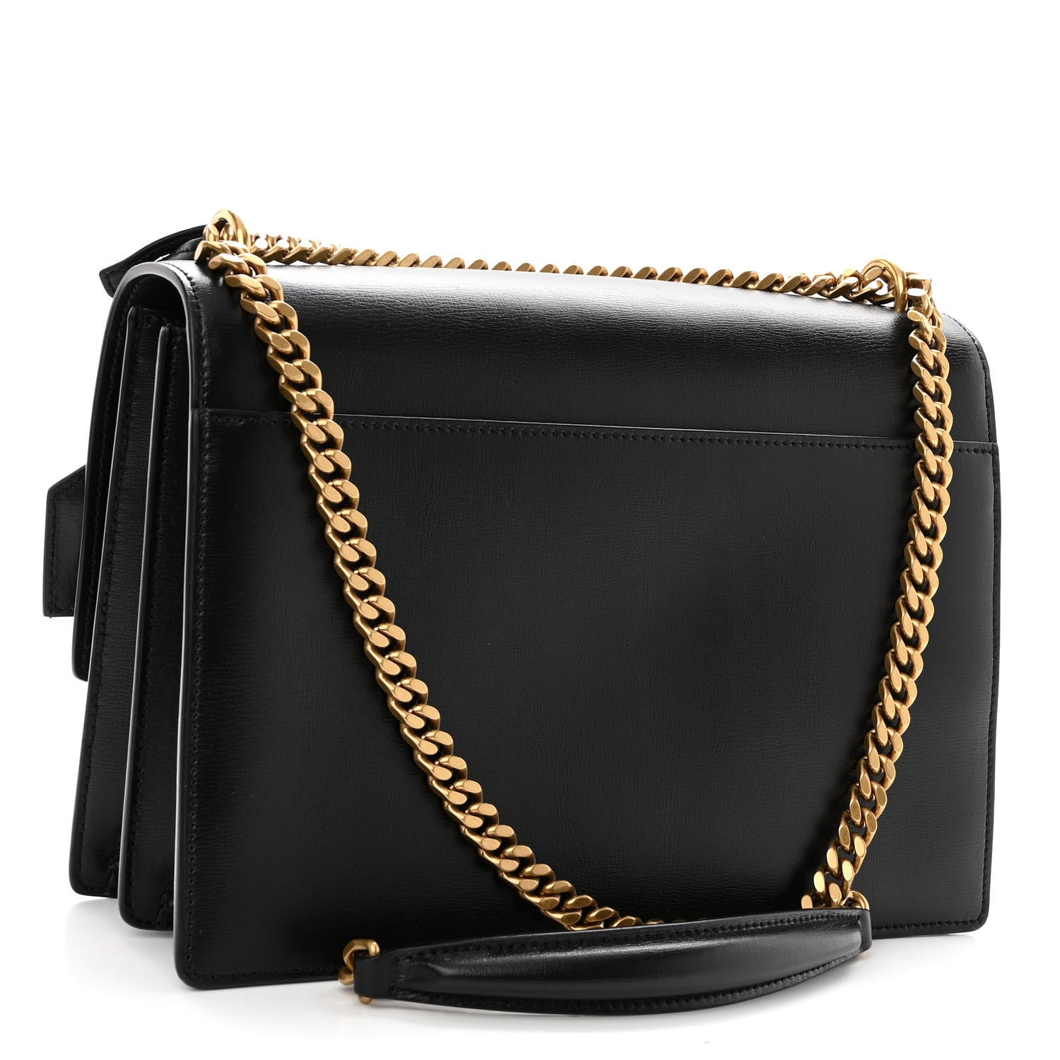 Saint Laurent Calfskin Large Monogram Sunset Black 2 of 8
