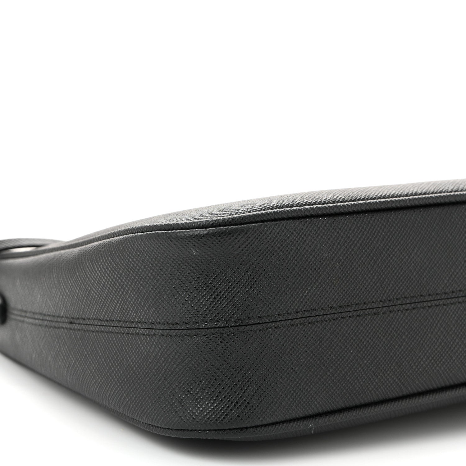 Prada Saffiano Lux Re-Edition 2005 Shoulder Bag Black 10 of 11
