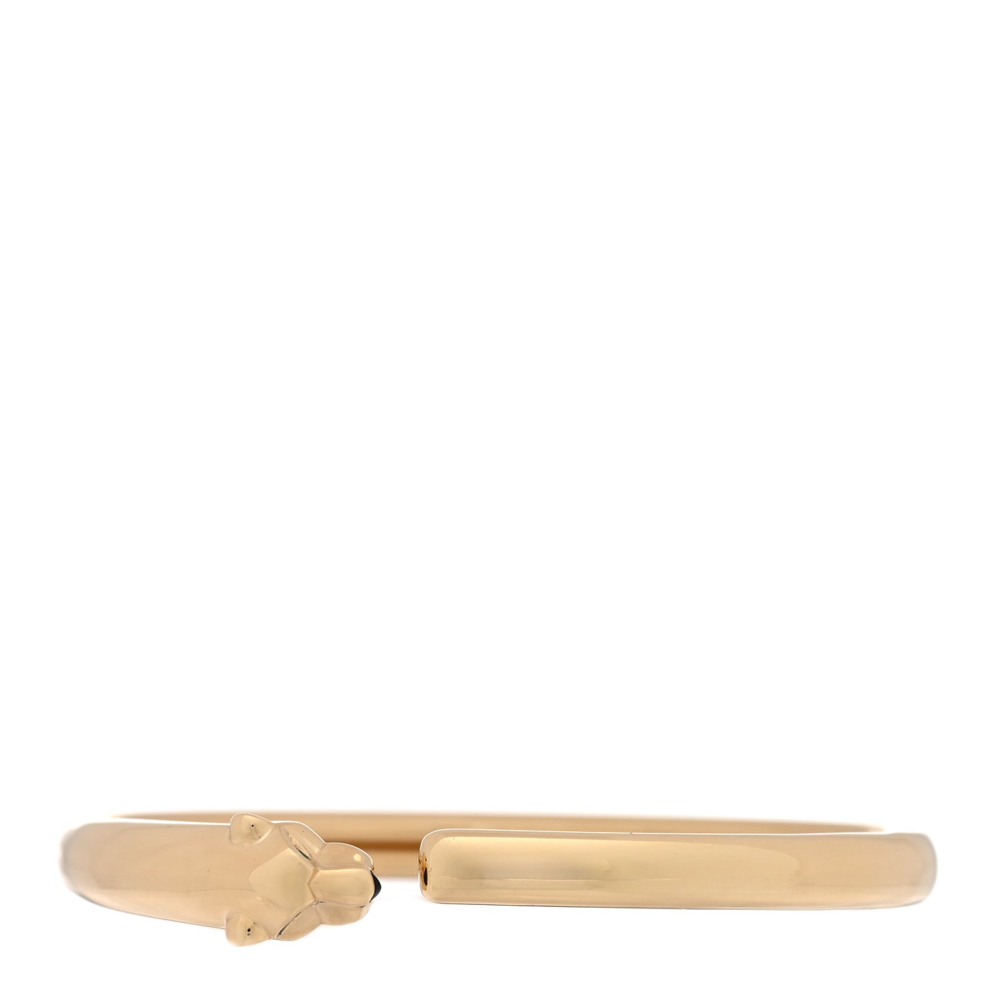 18K Yellow Gold Tsavorite Black Onyx Panthere De Cartier Bracelet