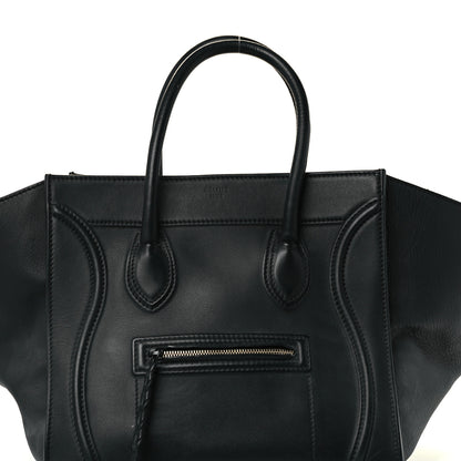 Celine Supple Calfskin Medium Phantom Luggage Black 9 of 12