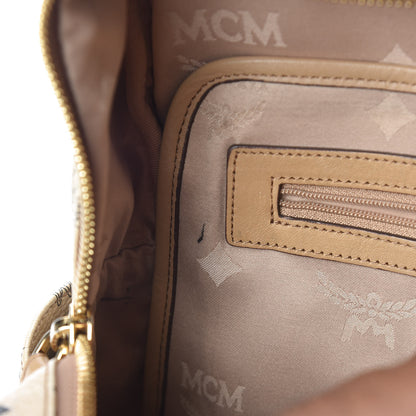 MCM Visetos Studded Small Stark Backpack Beige 7 of 11