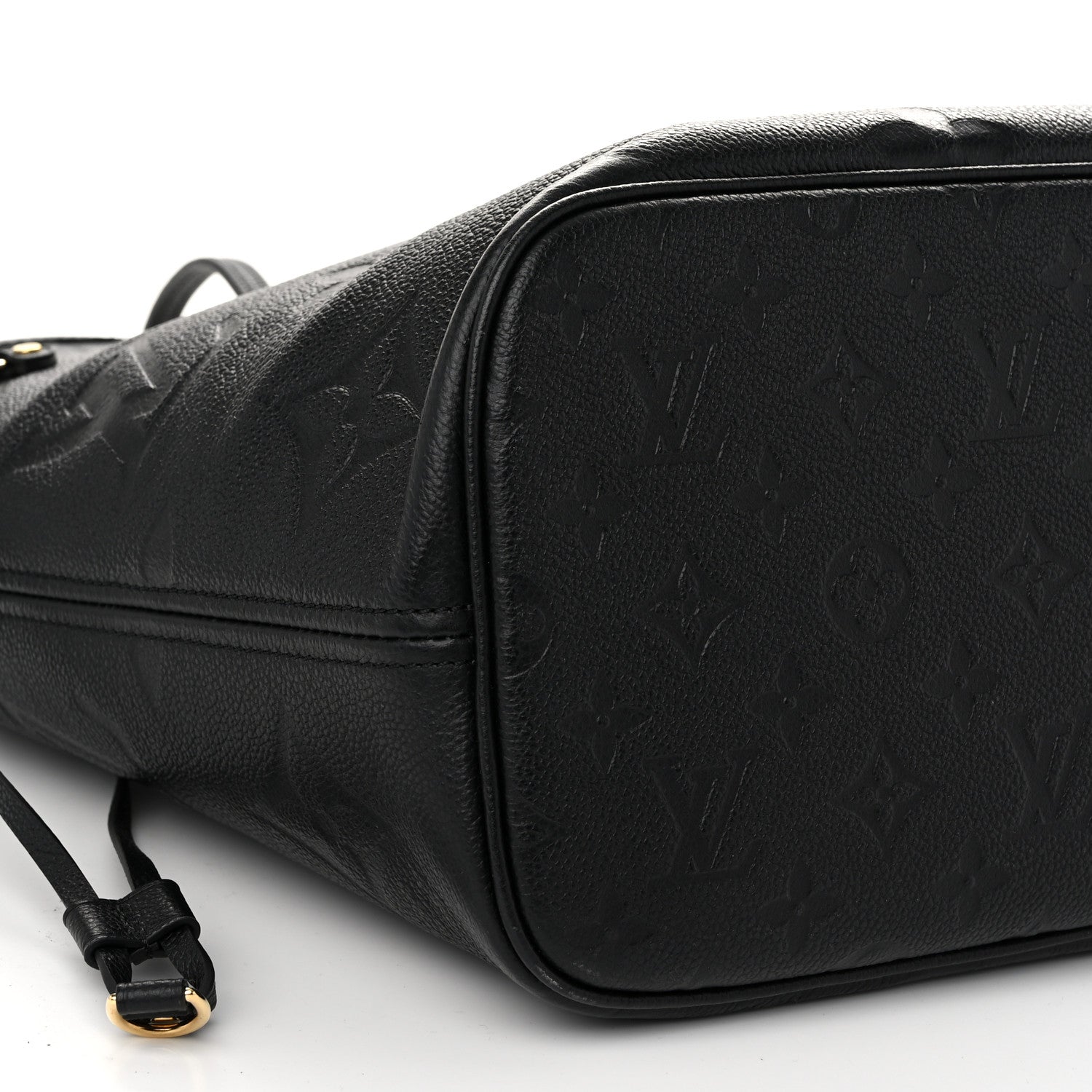 Louis Vuitton Empreinte Monogram Giant Neverfull MM Black 9 of 10