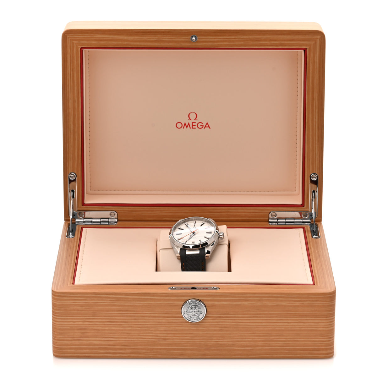Omega Stainless Steel Rubber 41mm Seamaster Aqua Terra 150M Co-Axial Automatic Watch Silver 220.12.41.21.01.002 5 of 5