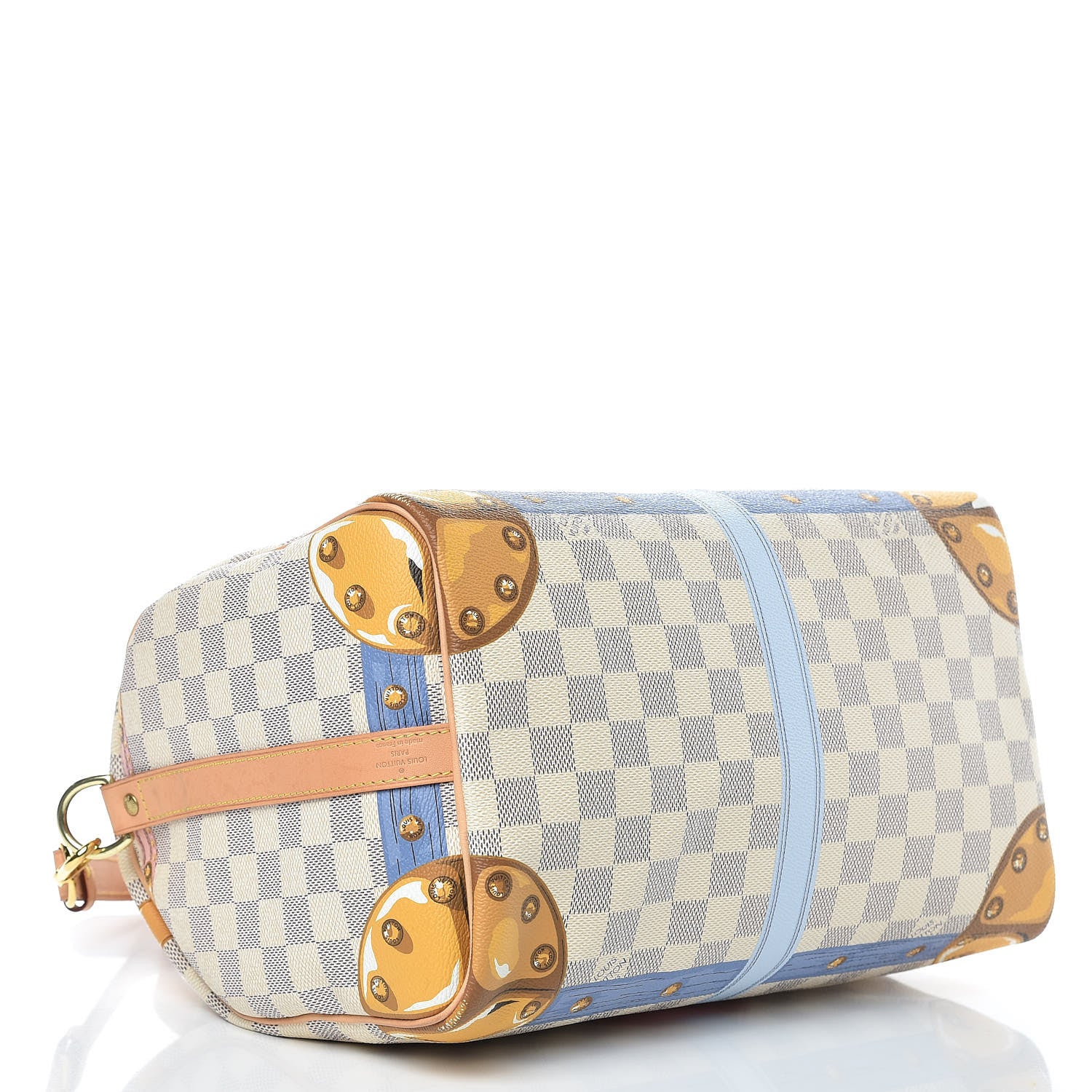 Louis Vuitton Damier Azur Summer Trunks Speedy Bandouliere 30 4 of 18