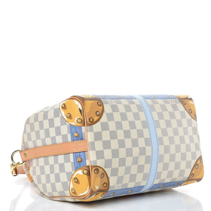 Louis Vuitton Damier Azur Summer Trunks Speedy Bandouliere 30 4 of 18