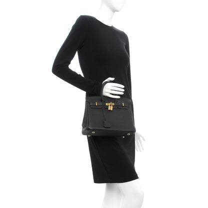 Hermes Togo Birkin 25 Black 2 of 31