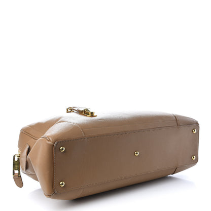 Marc Jacobs Calfskin Venetia Satchel Tan 5 of 10