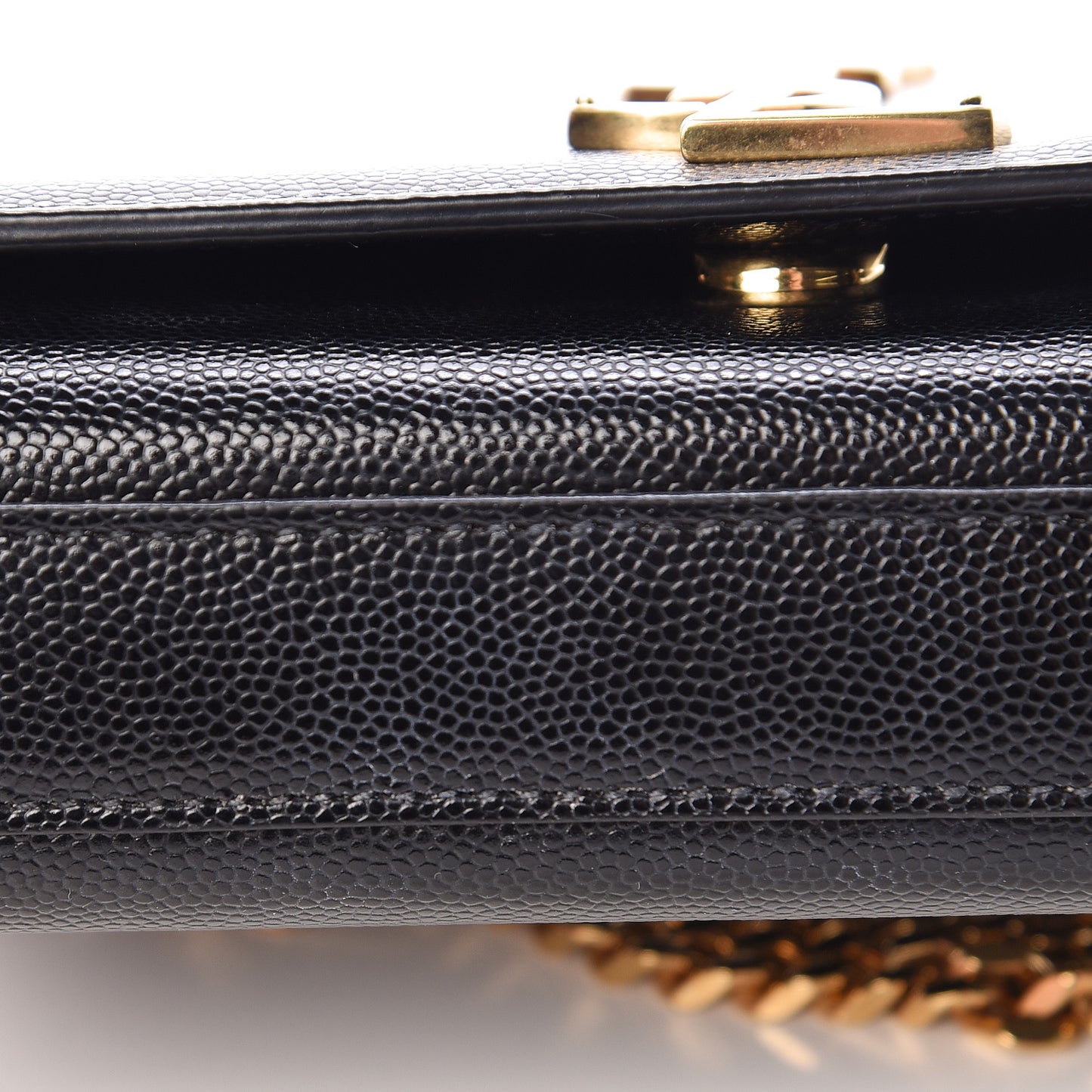 Grain De Poudre Small Monogram Kate Satchel Black
