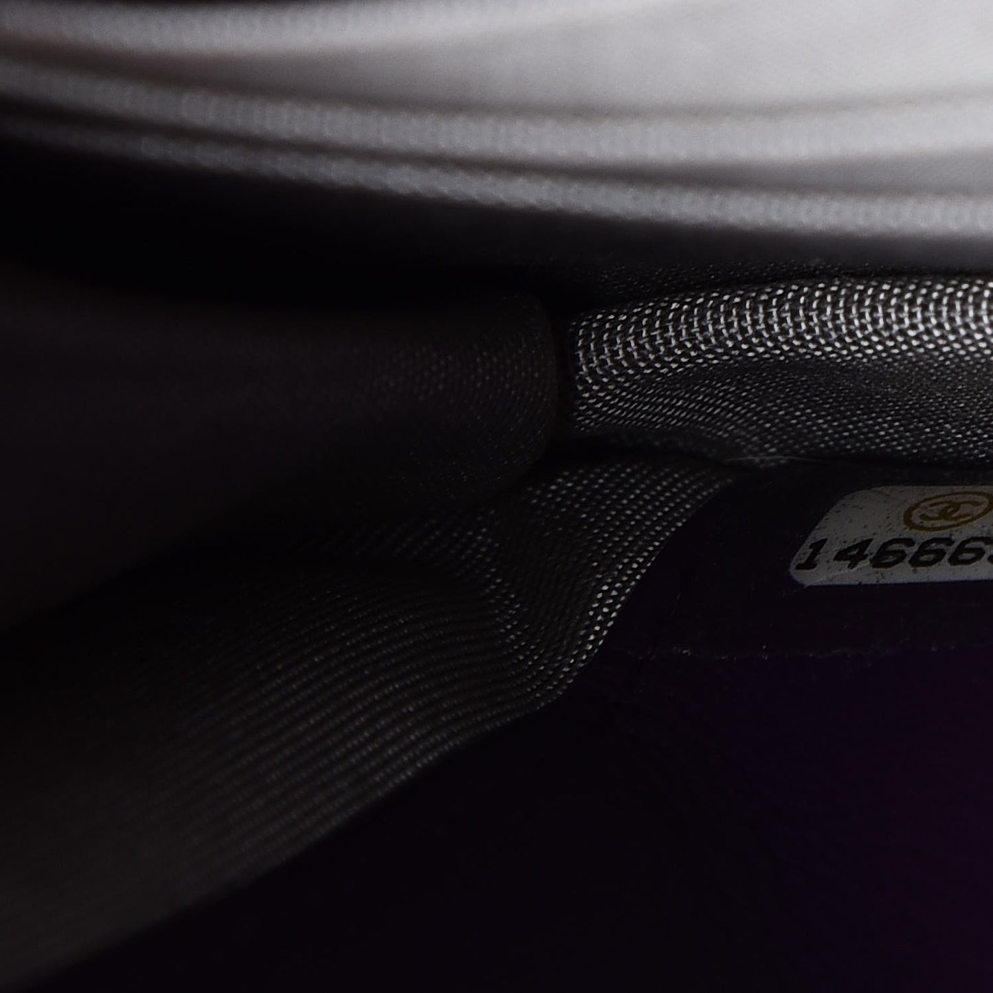 Patent Quilted Brilliant Wallet On Chain WOC Violet