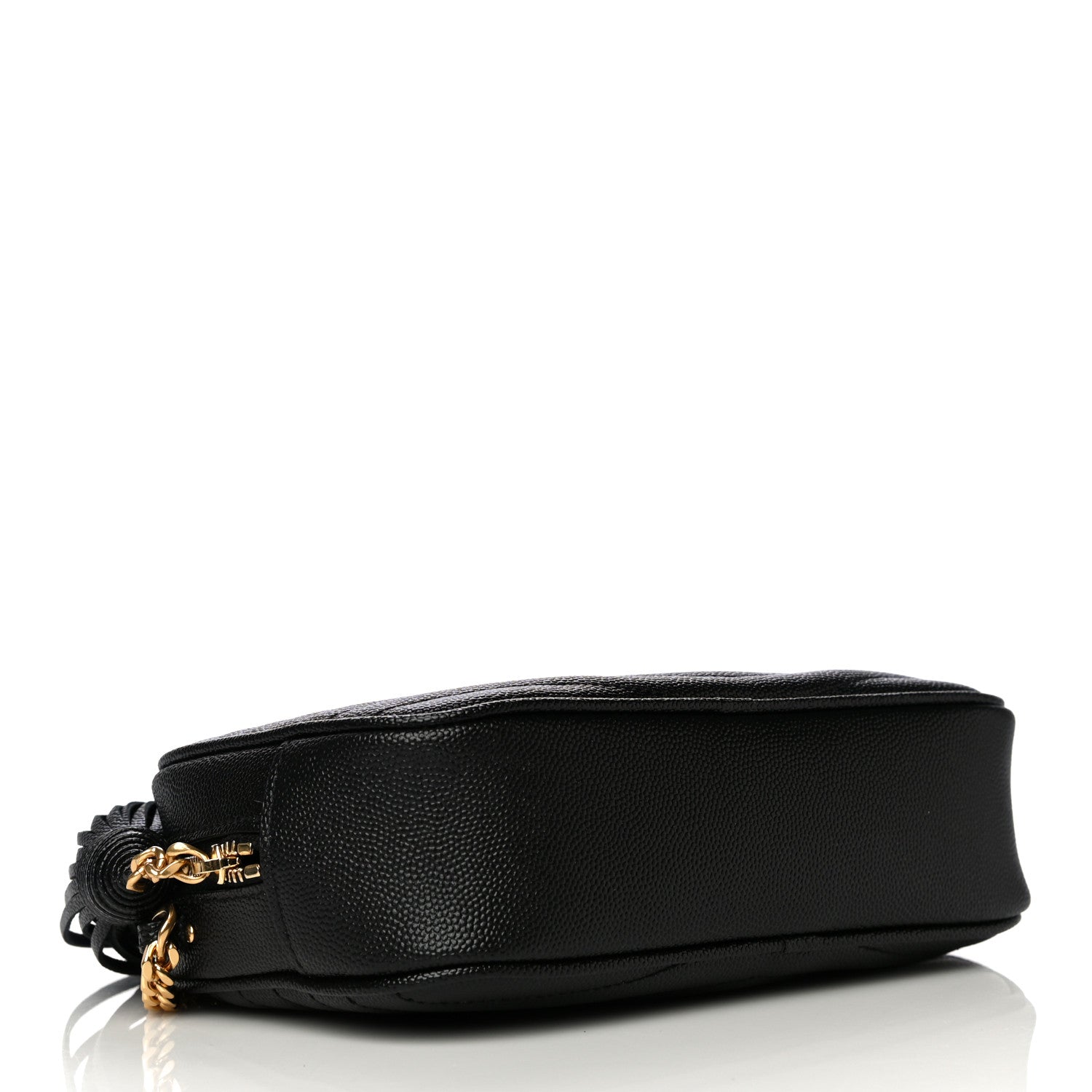 Saint Laurent Grain De Poudre Matelasse Monogram Mini Lou Camera Bag Black 4 of 10