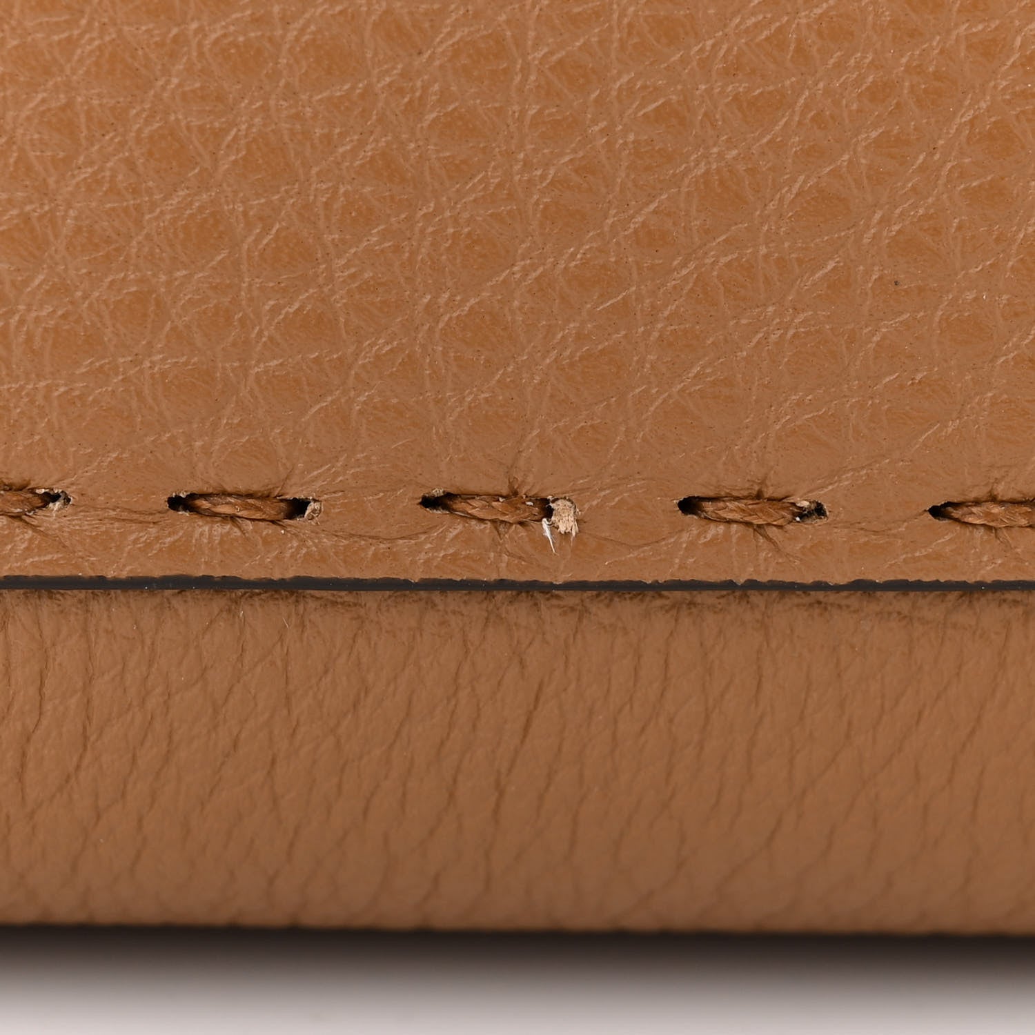 Fendi Cuoio Romano Selleria Bi-Color Mini Peekaboo Iconic Satchel Mou Milk 13 of 13
