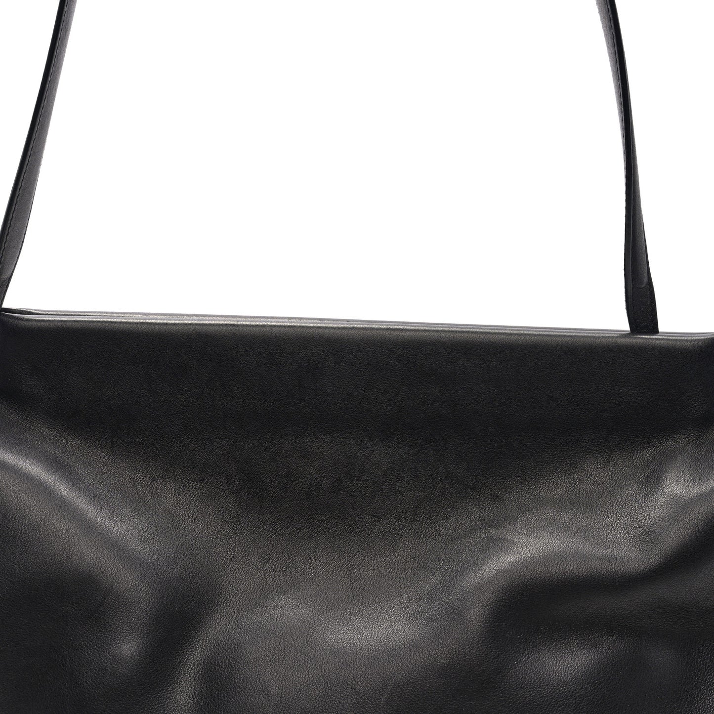 Saddle Calfskin Sienna Shoulder Bag Black