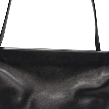 The Row Saddle Calfskin Sienna Shoulder Bag Black 7 of 9