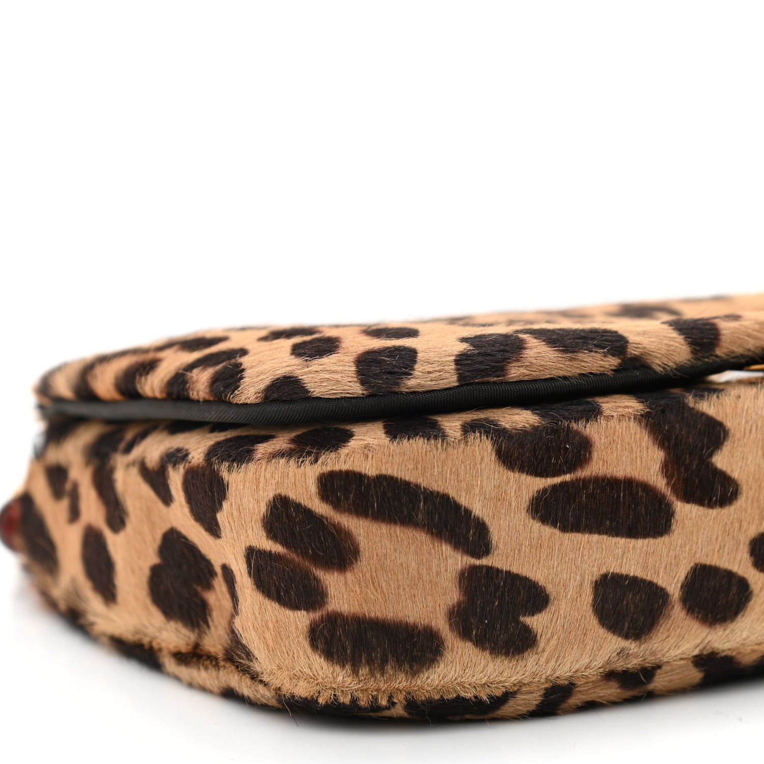 Christian Dior Pony Hair Leopard Print Malice Shoulder Bag 9 of 10