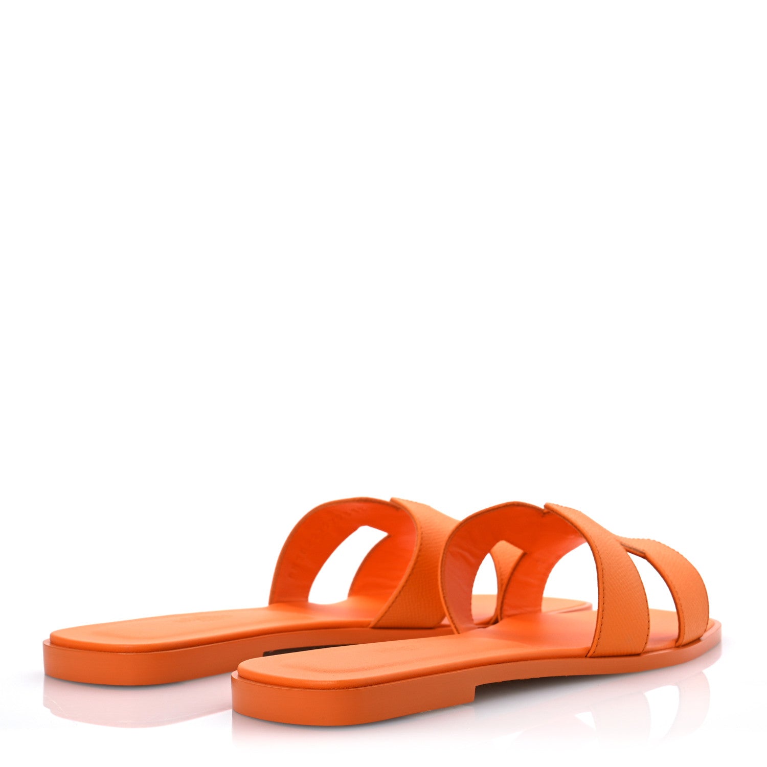 Hermes Epsom Oran Sandals 41 Orange Sunset 5 of 11