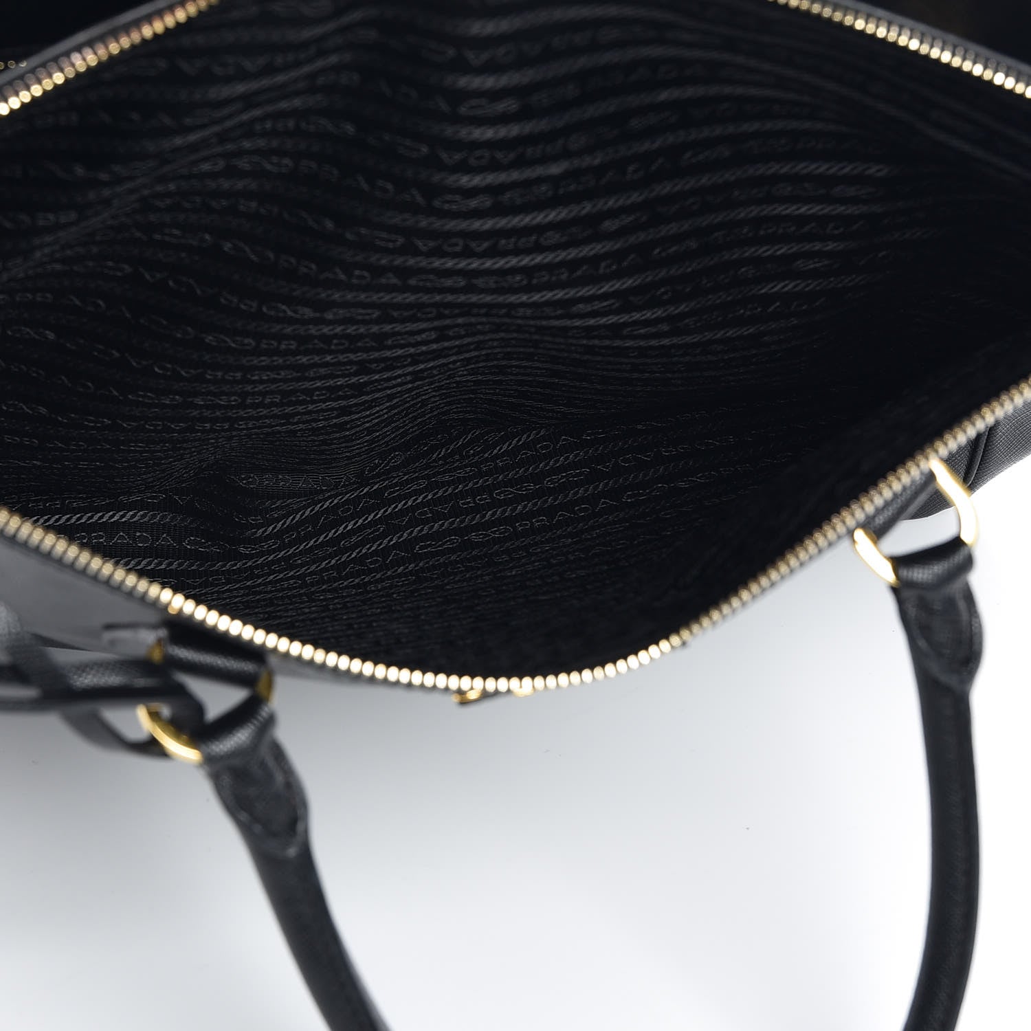Prada Saffiano Lux Extra Large Galleria Double Zip Tote Black 6 of 14