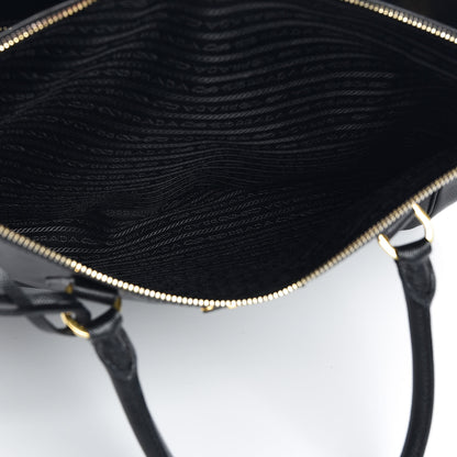 Prada Saffiano Lux Extra Large Galleria Double Zip Tote Black 6 of 14