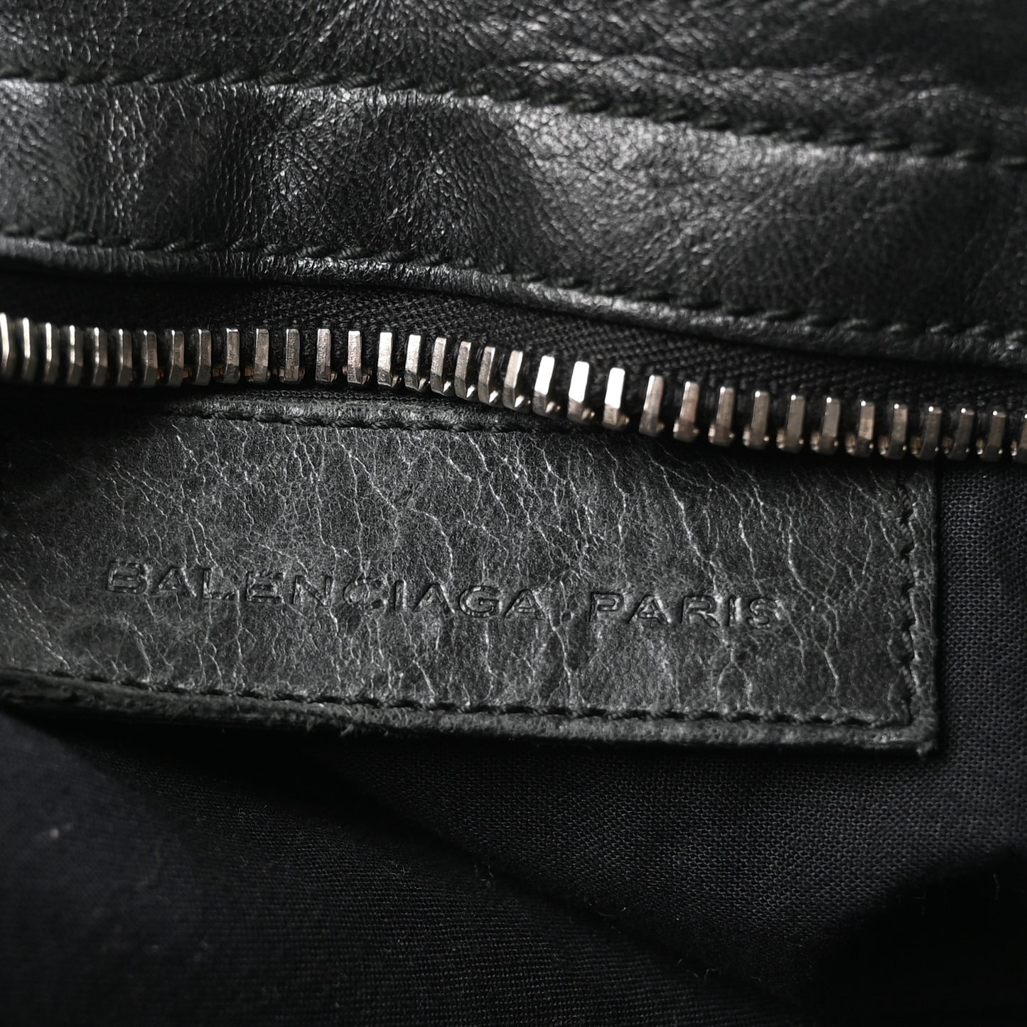 Agneau Giant 21 Silver Hardware Part Time Black