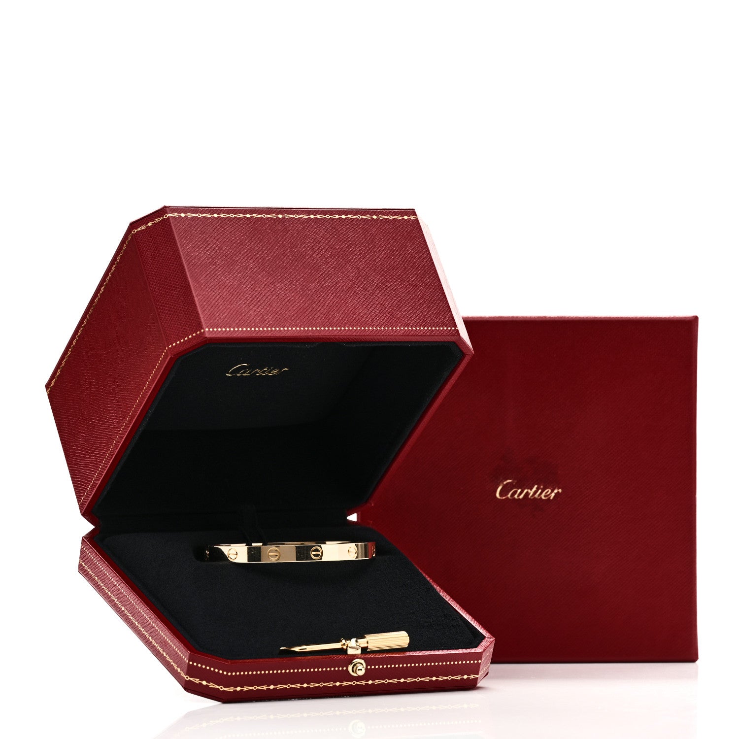 Cartier 18K Yellow Gold LOVE Bracelet 18 9 of 9