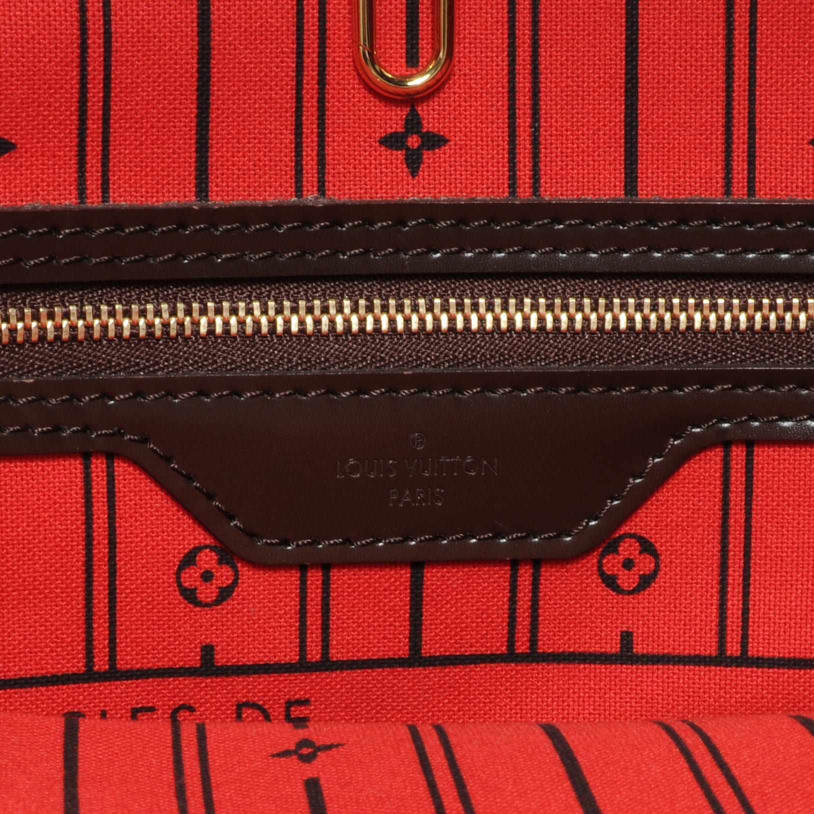 Louis Vuitton Damier Ebene Neverfull MM 6 of 7