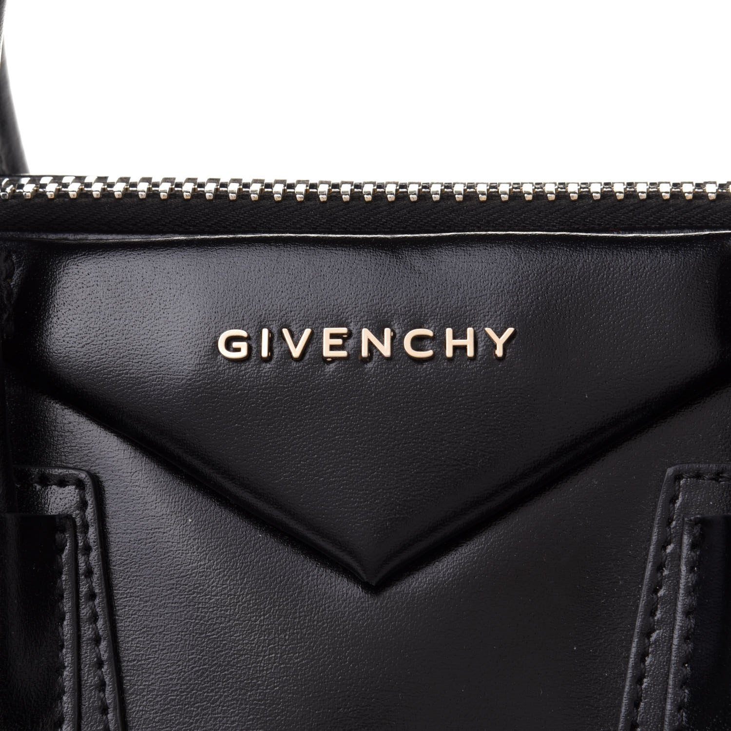 Givenchy Shiny Lord Calfskin Small Antigona Black 8 of 10