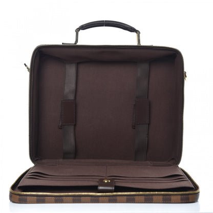 Louis Vuitton Damier Ebene Porte Ordinateur Sabana Computer Case 5 of 14