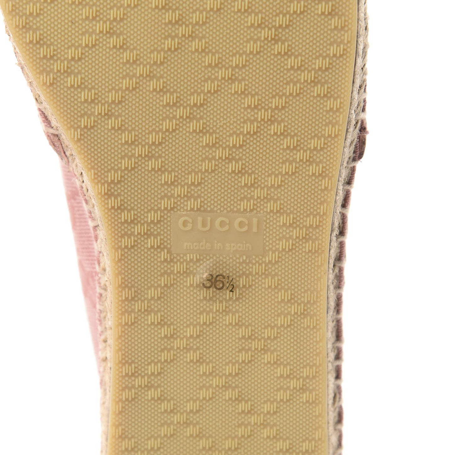 Monogram Espadrilles 36.5 Soft Pink