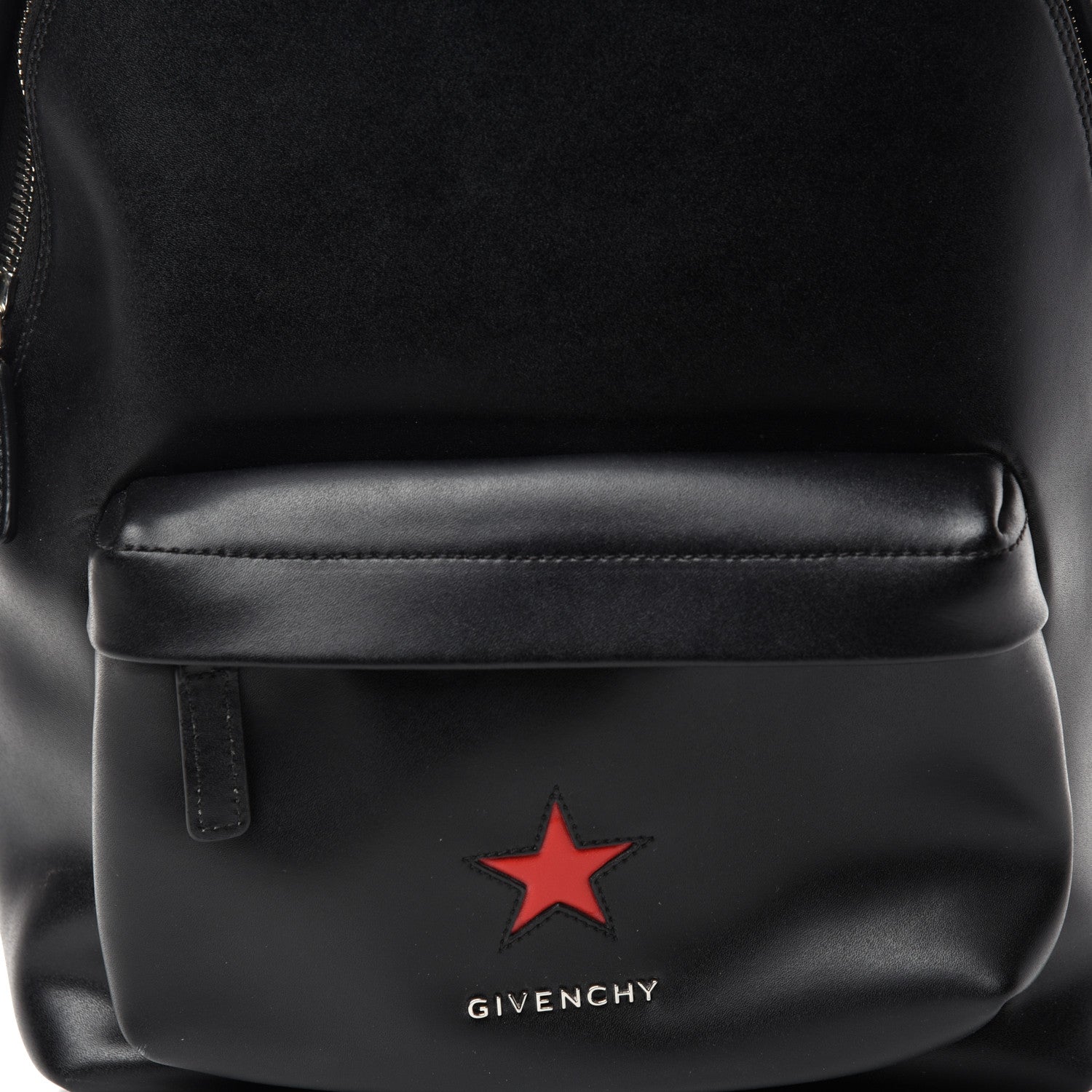 Givenchy Calfskin Star Mini Backpack Black Red 10 of 10