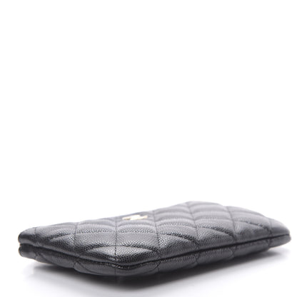 Chanel Caviar Quilted Small Cosmetic Case Black 4 of 8