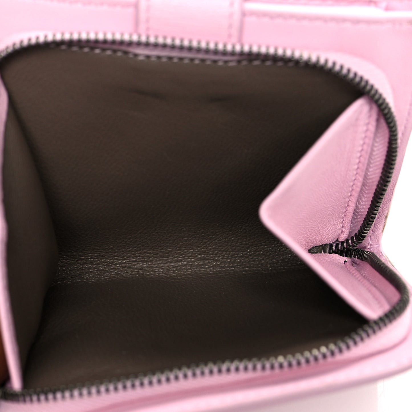 Nappa Intrecciato Mini Wallet Dragee