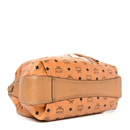 MCM Visetos Medium Drawstring Shopper Cognac 3 of 12